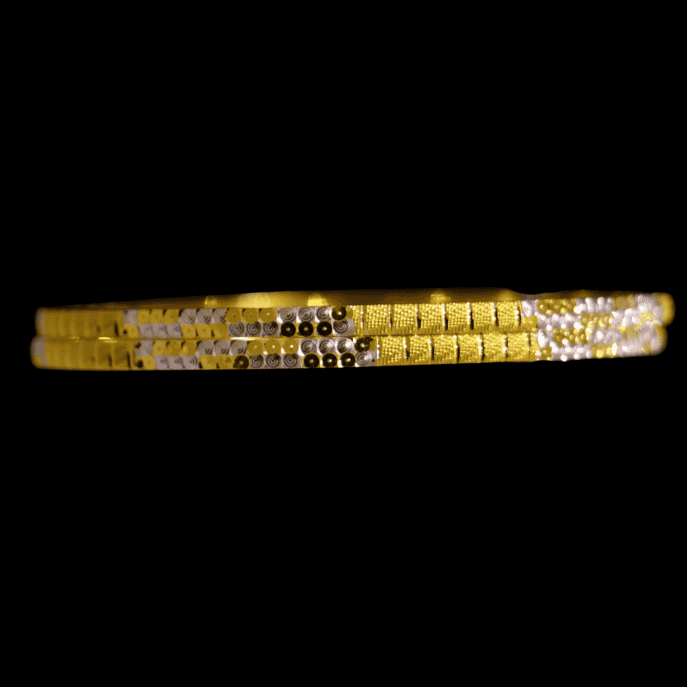 21K Gold Bangle Set (L)